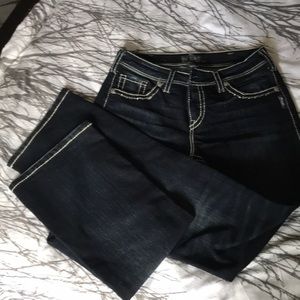 Silver Natsuki flap jeans